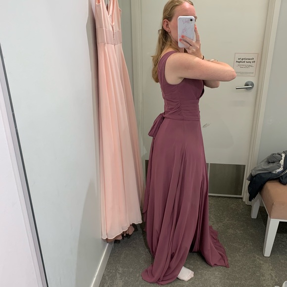 BRAND NEW bridesmaid dress from David’s Bridal. Size 4, color “petal” - Picture 3 of 3